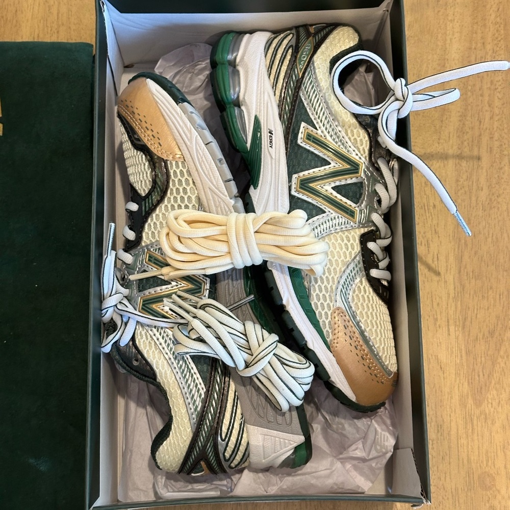 Aime Leon Dore x New Balance 860v2 Green Size 5, Like New - Picture 8 of 10